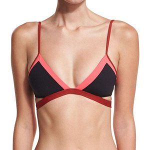LSpace Women's Platinum Color Block Bikini Top.
